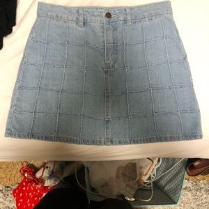 Denim skirt!